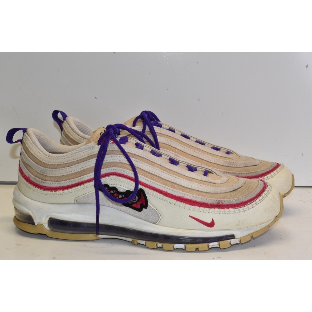 Nike Air‎ Max 97 SE Running "Air Sprung" Sail Pink Purple Mens Size 11 Sneakers